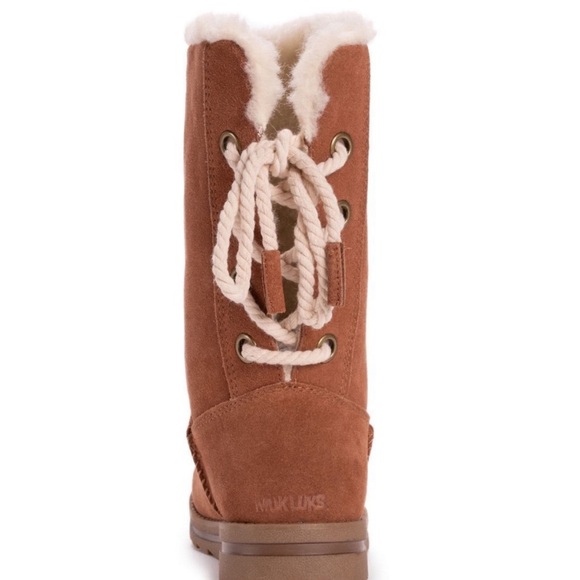 MUK LUKS Ziggy Rodeo wool lined water proof boots size 6.5 - Picture 3 of 6